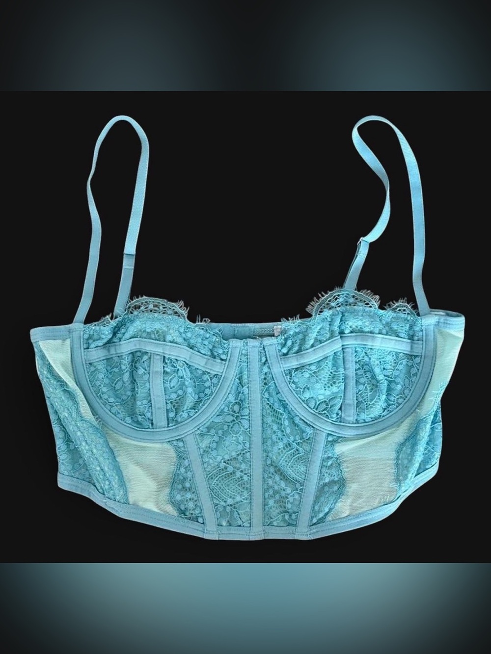 Urban Outfitters “Modern Love Cropped Ribcage Corset”